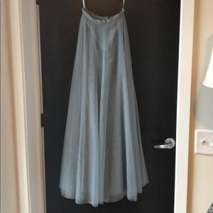full length tulle skirt